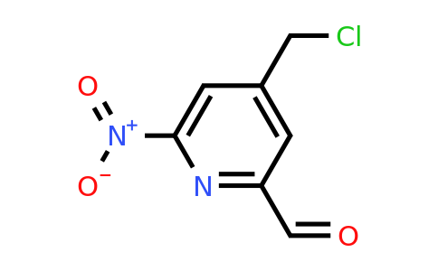 CAS 1393575-20-6 | 4-(Chloromethyl)-6-nitropyridine-2-carbaldehyde