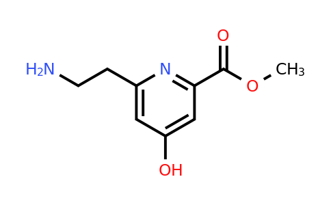 CAS 1393575-23-9 | Methyl 6-(2-aminoethyl)-4-hydroxypyridine-2-carboxylate