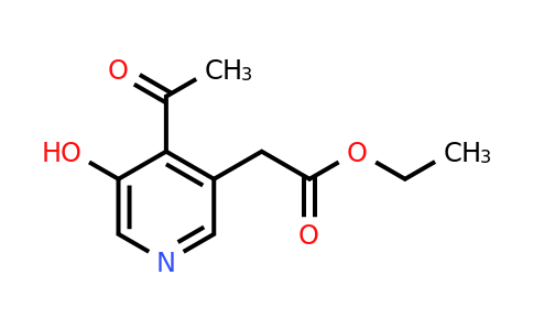 CAS 1393575-37-5 | Ethyl (4-acetyl-5-hydroxypyridin-3-YL)acetate