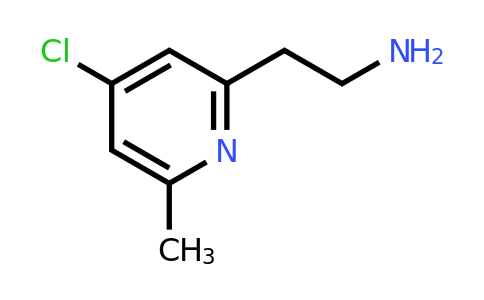 CAS 1393575-40-0 | 2-(4-Chloro-6-methylpyridin-2-YL)ethanamine