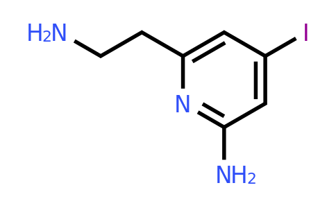 CAS 1393575-61-5 | 6-(2-Aminoethyl)-4-iodopyridin-2-amine
