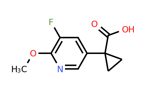 CAS 1393575-65-9 | 1-(5-Fluoro-6-methoxypyridin-3-YL)cyclopropanecarboxylic acid