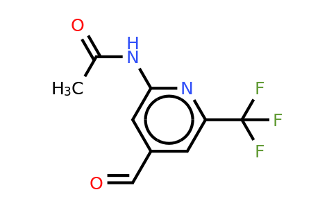 N-[4-formyl-6-(trifluoromethyl)pyridin-2-YL]acetamide