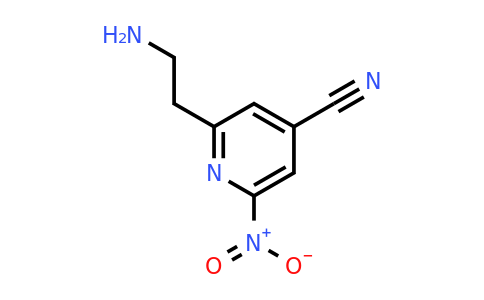 CAS 1393575-69-3 | 2-(2-Aminoethyl)-6-nitroisonicotinonitrile