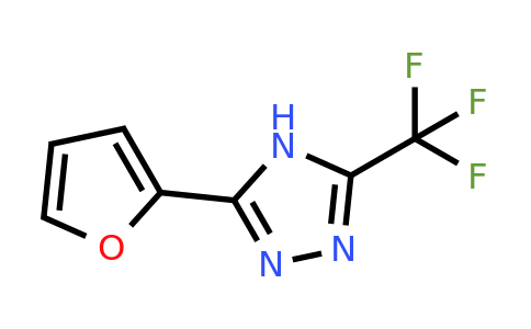 CAS 1393575-72-8 | 3-(2-Furyl)-5-(trifluoromethyl)-4H-1,2,4-triazole