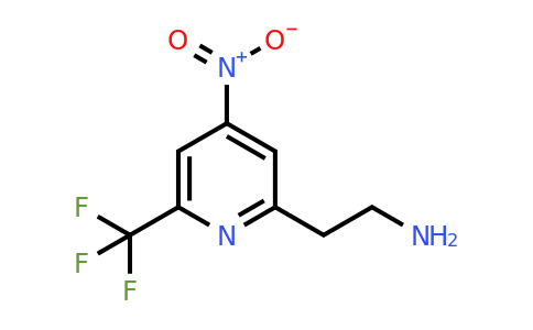 CAS 1393575-78-4 | 2-[4-Nitro-6-(trifluoromethyl)pyridin-2-YL]ethanamine