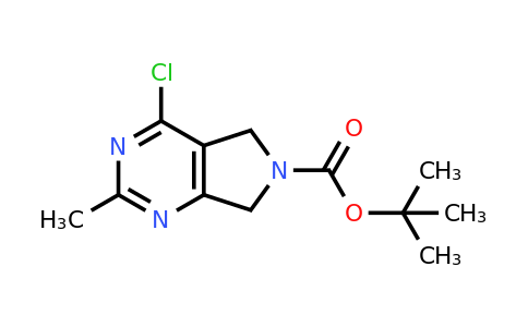 CAS 1393575-79-5 | Tert-butyl 4-chloro-2-methyl-5,7-dihydro-6H-pyrrolo[3,4-D]pyrimidine-6-carboxylate