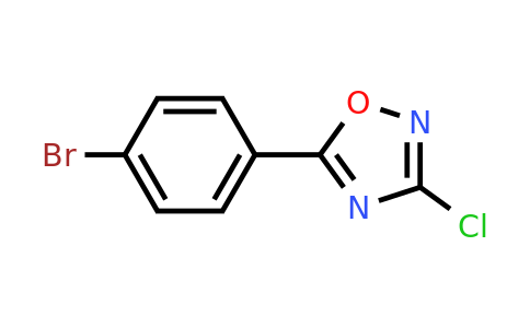 CAS 1393575-82-0 | 5-(4-Bromophenyl)-3-chloro-1,2,4-oxadiazole