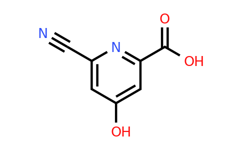 CAS 1393575-83-1 | 6-Cyano-4-hydroxypyridine-2-carboxylic acid