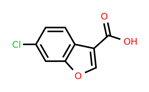 CAS 1393575-88-6 | 6-Chloro-1-benzofuran-3-carboxylic acid