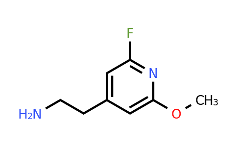 CAS 1393575-90-0 | 2-(2-Fluoro-6-methoxypyridin-4-YL)ethanamine