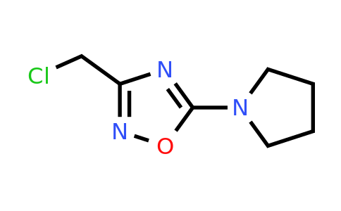 CAS 1393575-94-4 | 3-(Chloromethyl)-5-pyrrolidin-1-YL-1,2,4-oxadiazole