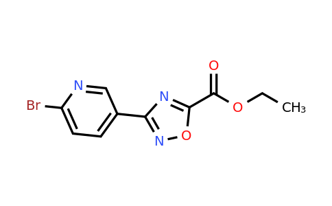 CAS 1393575-99-9 | Ethyl 3-(6-bromopyridin-3-YL)-1,2,4-oxadiazole-5-carboxylate
