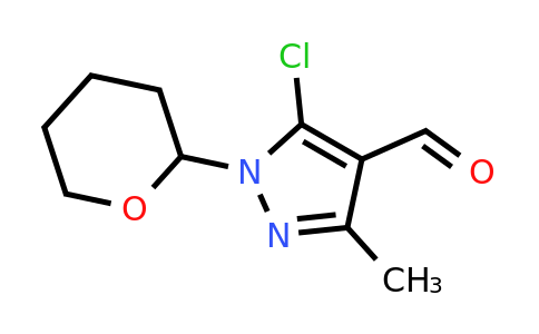 CAS 1393576-03-8 | 5-Chloro-3-methyl-1-tetrahydro-2H-pyran-2-YL-1H-pyrazole-4-carbaldehyde