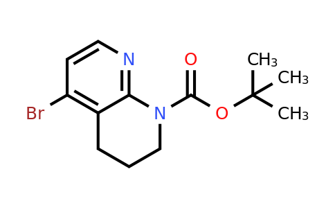 CAS 1393576-18-5 | Tert-butyl 5-bromo-3,4-dihydro-1,8-naphthyridine-1(2H)-carboxylate
