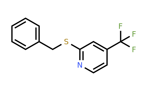 CAS 1393576-27-6 | 2-(Benzylthio)-4-(trifluoromethyl)pyridine