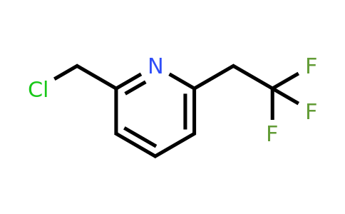 CAS 1393576-29-8 | 2-(Chloromethyl)-6-(2,2,2-trifluoroethyl)pyridine
