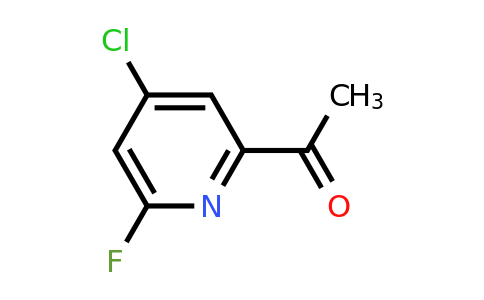 CAS 1393576-34-5 | 1-(4-Chloro-6-fluoropyridin-2-YL)ethanone