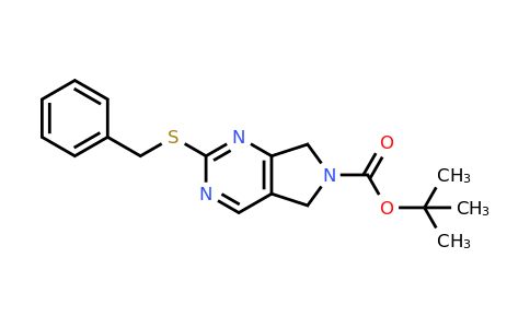 CAS 1393576-36-7 | Tert-butyl 2-(benzylthio)-5,7-dihydro-6H-pyrrolo[3,4-D]pyrimidine-6-carboxylate