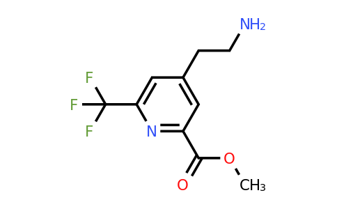 CAS 1393576-47-0 | Methyl 4-(2-aminoethyl)-6-(trifluoromethyl)pyridine-2-carboxylate