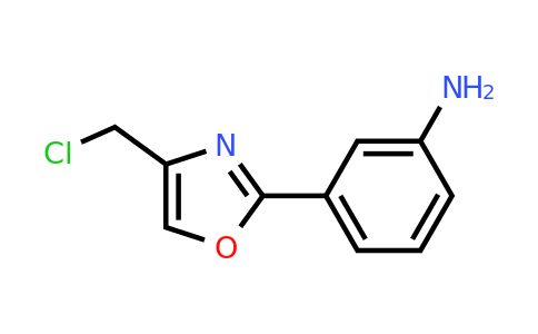 CAS 1393576-74-3 | 3-(4-Chloromethyl-oxazol-2-YL)-phenylamine