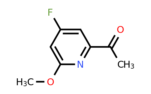 CAS 1393576-78-7 | 1-(4-Fluoro-6-methoxypyridin-2-YL)ethanone