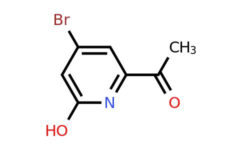 CAS 1393576-80-1 | 1-(4-Bromo-6-hydroxypyridin-2-YL)ethanone