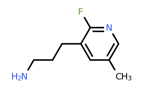 CAS 1393576-83-4 | 3-(2-Fluoro-5-methylpyridin-3-YL)propan-1-amine