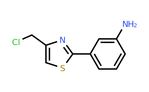 CAS 1393576-86-7 | 3-(4-Chloromethyl-thiazol-2-YL)-phenylamine