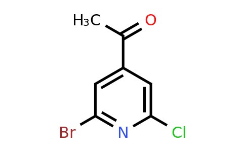 CAS 1393576-96-9 | 1-(2-Bromo-6-chloropyridin-4-YL)ethanone