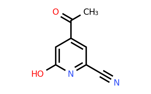 CAS 1393576-99-2 | 4-Acetyl-6-hydroxypyridine-2-carbonitrile