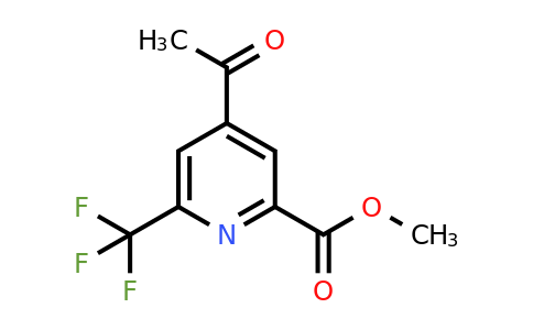 CAS 1393577-03-1 | Methyl 4-acetyl-6-(trifluoromethyl)pyridine-2-carboxylate