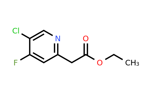 CAS 1393577-04-2 | Ethyl (5-chloro-4-fluoropyridin-2-YL)acetate