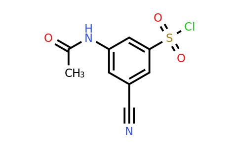 CAS 1393577-08-6 | 3-(Acetylamino)-5-cyanobenzenesulfonyl chloride