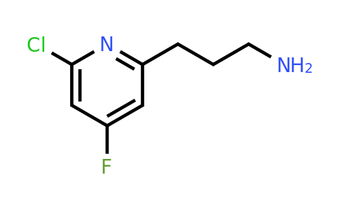 CAS 1393577-17-7 | 3-(6-Chloro-4-fluoropyridin-2-YL)propan-1-amine