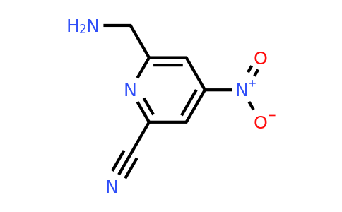 CAS 1393581-85-5 | 6-(Aminomethyl)-4-nitropyridine-2-carbonitrile