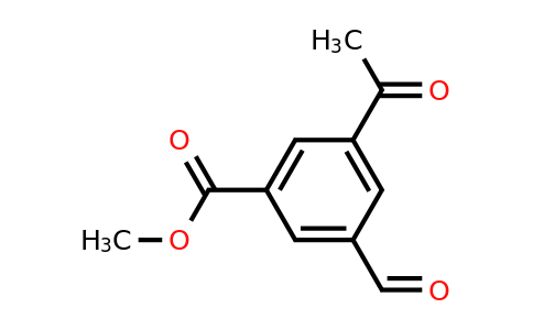 CAS 1393581-87-7 | Methyl 3-acetyl-5-formylbenzoate