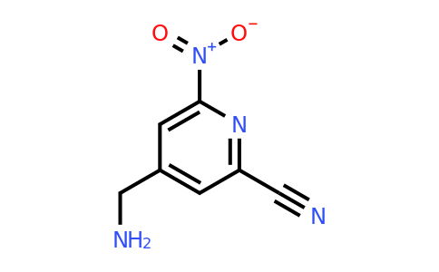 CAS 1393581-90-2 | 4-(Aminomethyl)-6-nitropyridine-2-carbonitrile