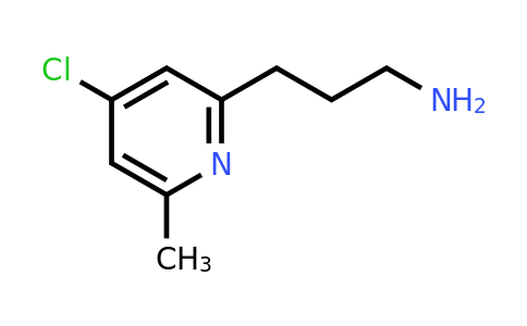 CAS 1393581-96-8 | 3-(4-Chloro-6-methylpyridin-2-YL)propan-1-amine