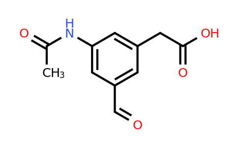 CAS 1393581-97-9 | [3-(Acetylamino)-5-formylphenyl]acetic acid