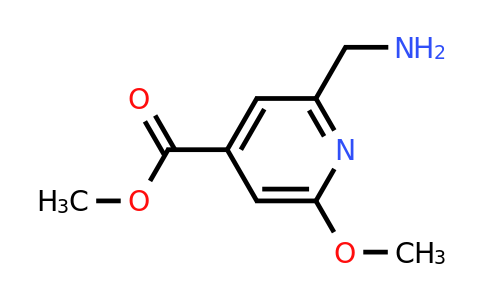 CAS 1393581-98-0 | Methyl 2-(aminomethyl)-6-methoxyisonicotinate
