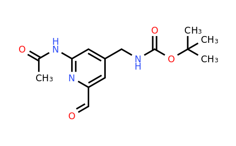 CAS 1393582-00-7 | Tert-butyl [2-(acetylamino)-6-formylpyridin-4-YL]methylcarbamate