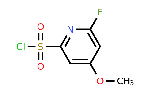 CAS 1393582-04-1 | 6-Fluoro-4-methoxypyridine-2-sulfonyl chloride