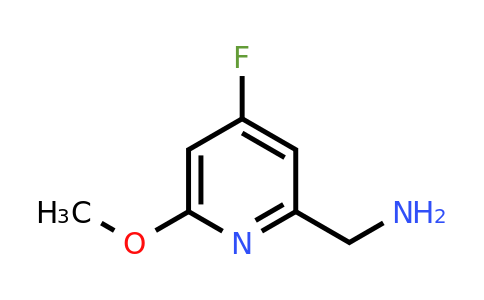 CAS 1393582-06-3 | (4-Fluoro-6-methoxypyridin-2-YL)methylamine