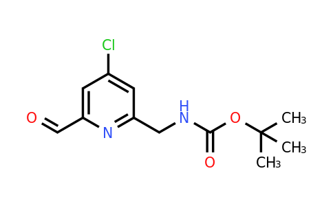 CAS 1393582-10-9 | Tert-butyl (4-chloro-6-formylpyridin-2-YL)methylcarbamate