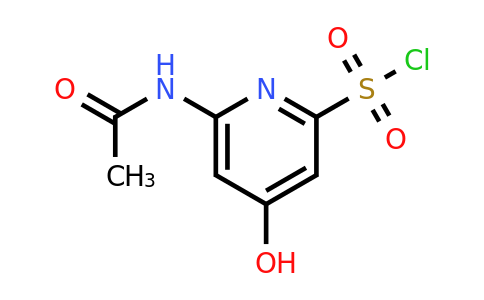 CAS 1393582-22-3 | 6-(Acetylamino)-4-hydroxypyridine-2-sulfonyl chloride