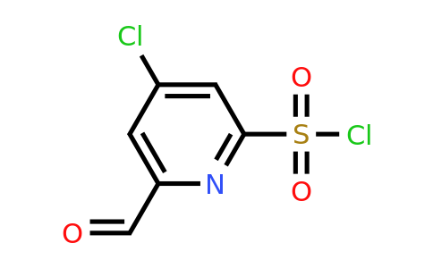 CAS 1393582-32-5 | 4-Chloro-6-formylpyridine-2-sulfonyl chloride