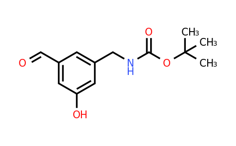 CAS 1393582-35-8 | Tert-butyl 3-formyl-5-hydroxybenzylcarbamate
