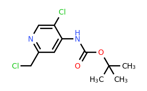 CAS 1393582-36-9 | Tert-butyl 5-chloro-2-(chloromethyl)pyridin-4-ylcarbamate
