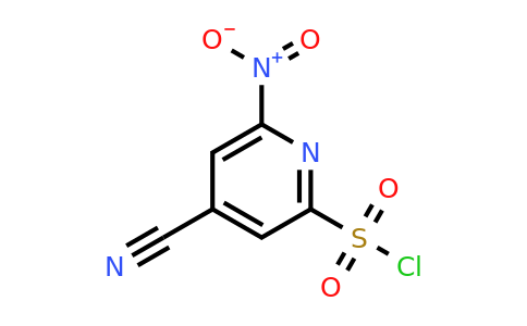 CAS 1393582-38-1 | 4-Cyano-6-nitropyridine-2-sulfonyl chloride